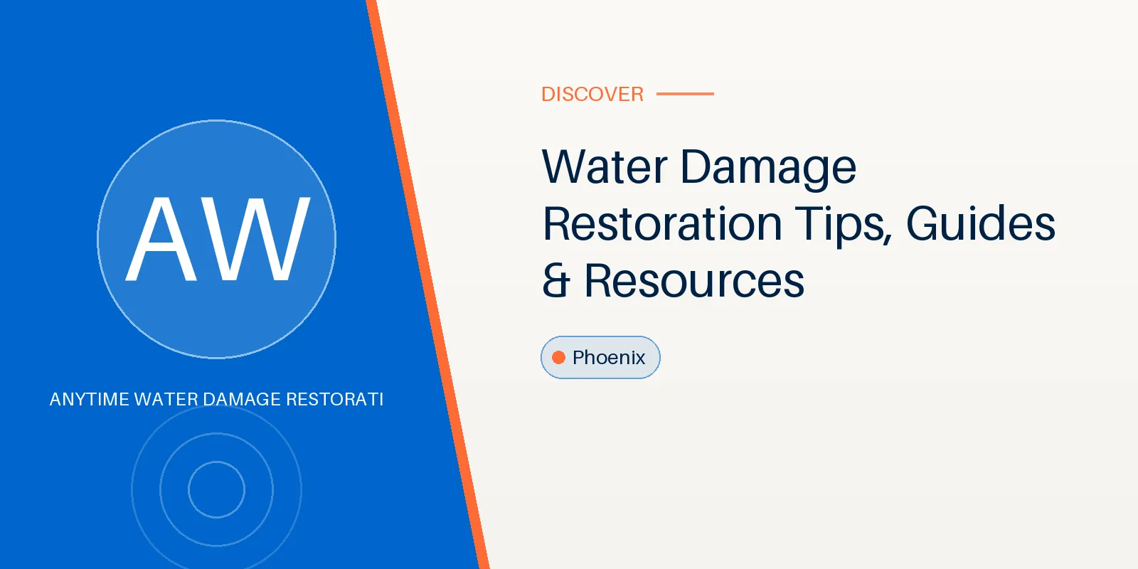 Water Damage Restoration Tips, Guides & Resources